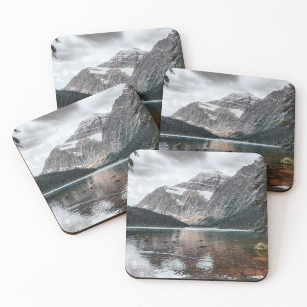 Item preview, Jasper National Park Clear Lake with Mountain Snowy Peak View V2 designed and sold by Family Journey with God.