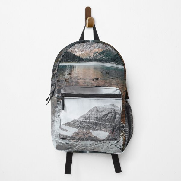 Item preview, Jasper National Park Clear Lake with Mountain Snowy Peak View V2 designed and sold by Family Journey with God.