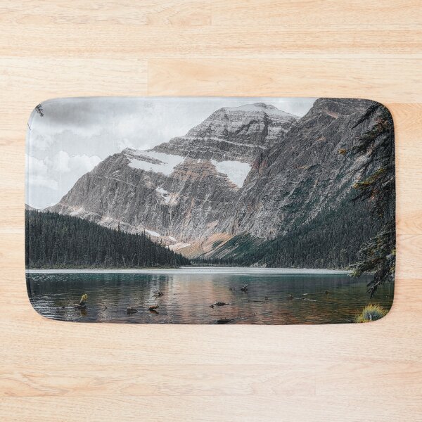 Item preview, Jasper National Park Clear Lake with Mountain Snowy Peak View V2 designed and sold by Family Journey with God.