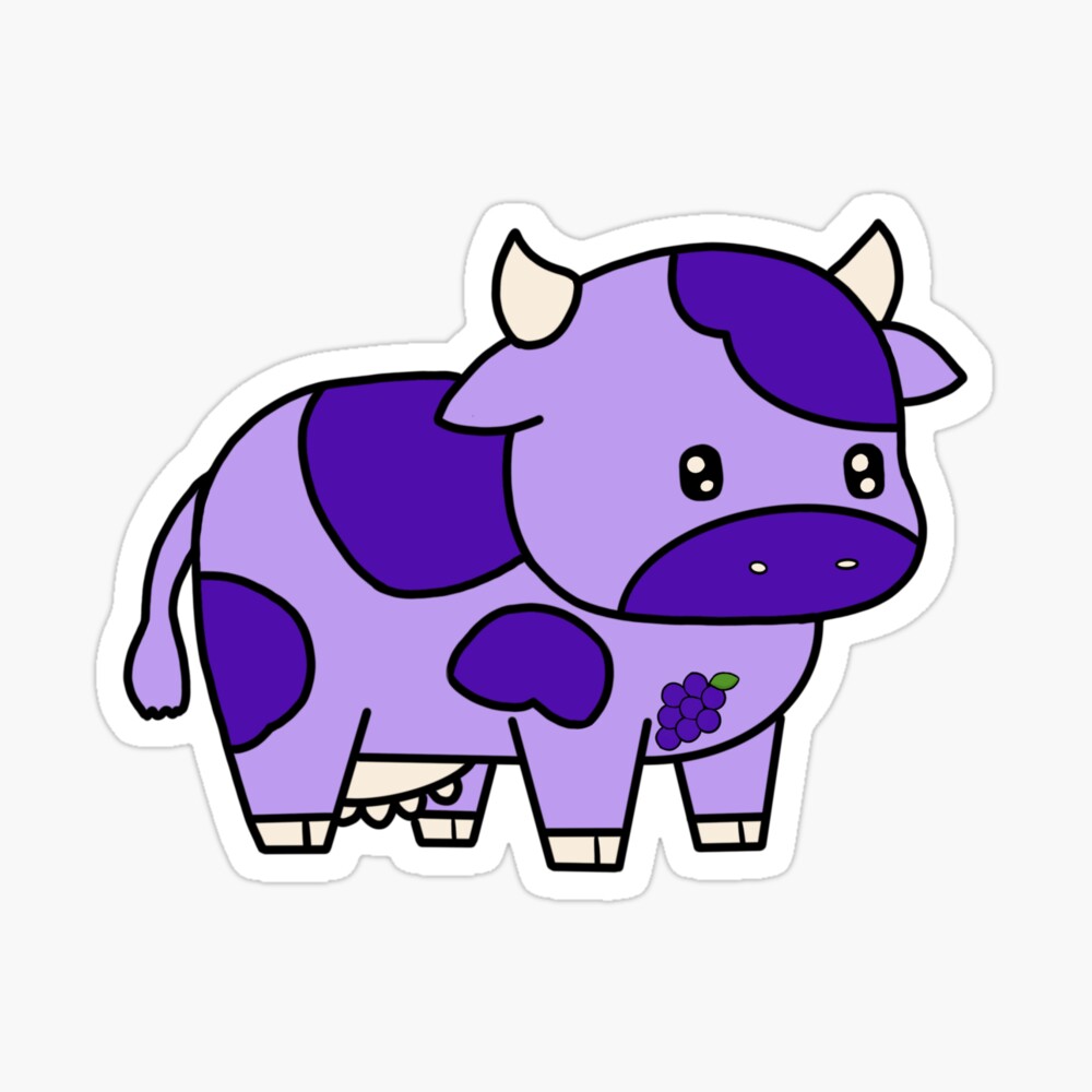 Grape Cow Photographic Print for Sale by mandycreative