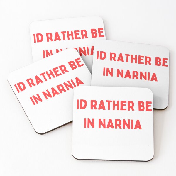 Item preview, I’d rather be/ Lion the witch and the wardrobe / Narnia / CS Lewis slogan tee designed and sold by LaundrySalt.