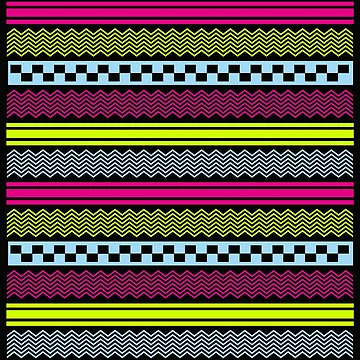 Artwork thumbnail, Colorful Horizontal Pattern by fleapatterns