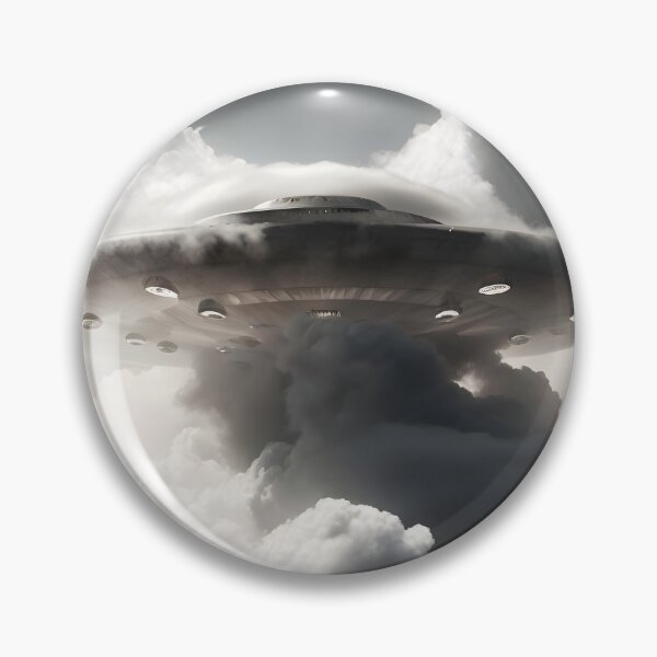 Item preview, UFO in Clouds designed and sold by UFO-UAP-XYZ.