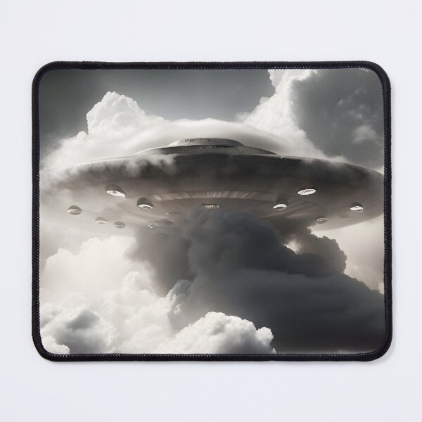 Item preview, UFO in Clouds designed and sold by UFO-UAP-XYZ.