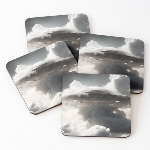 Item preview, UFO in Clouds designed and sold by UFO-UAP-XYZ.