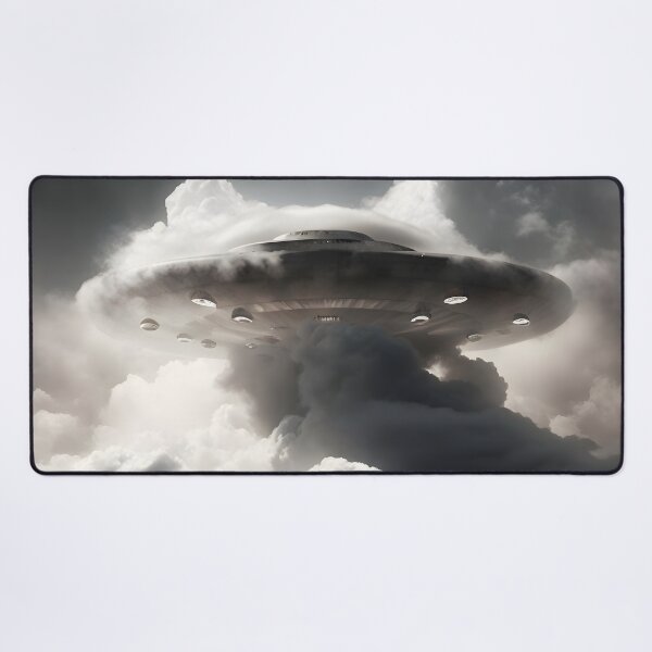 Item preview, UFO in Clouds designed and sold by UFO-UAP-XYZ.