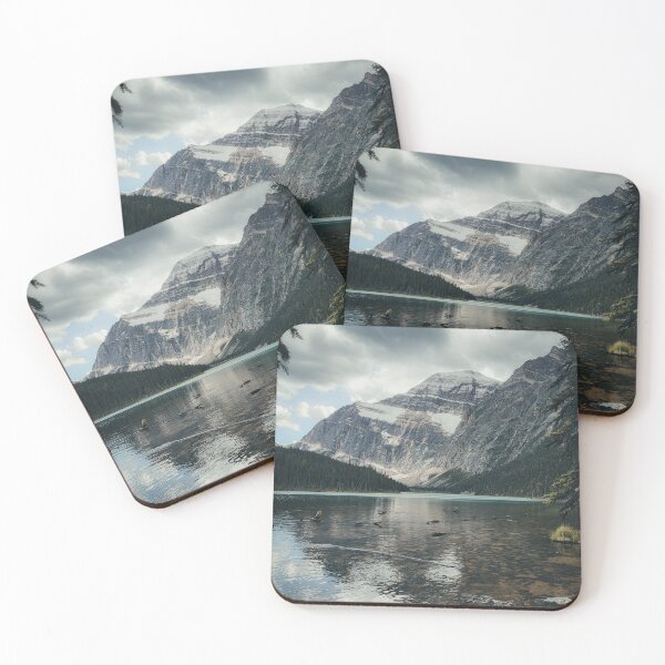 Item preview, Jasper National Park Clear Lake with Mountain Snowy Peak View V3 designed and sold by Family Journey with God.