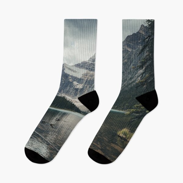 Item preview, Jasper National Park Clear Lake with Mountain Snowy Peak View V3 designed and sold by Family Journey with God.