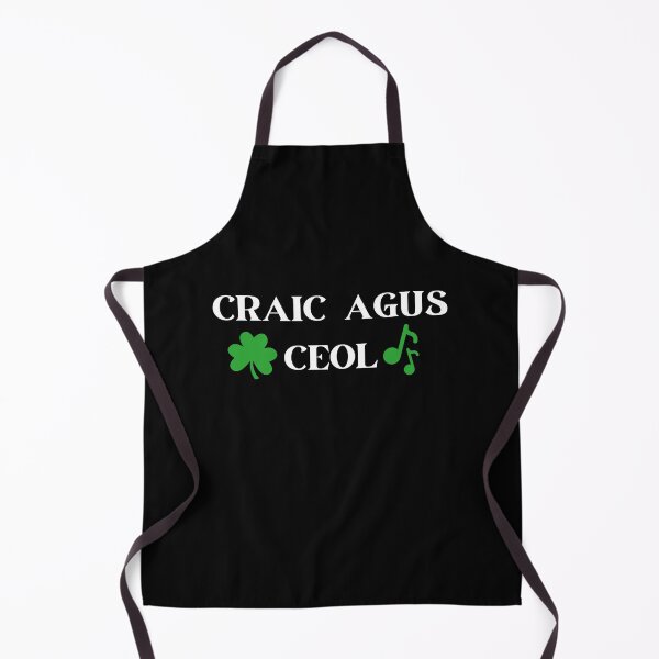 Item preview, Craic Agus Ceol Irish Language Gaeilge designed and sold by Irishprints.