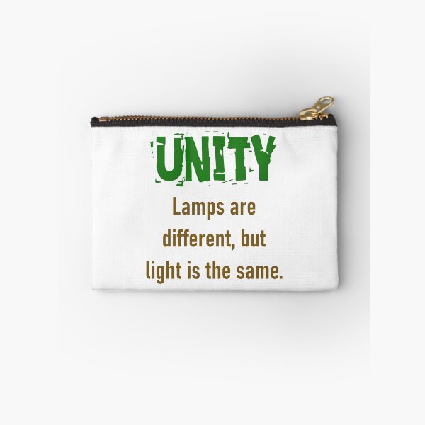Item preview, Lamps Are Different But Light Is The Same - Unity Quote designed and sold by CrankyOldDude.