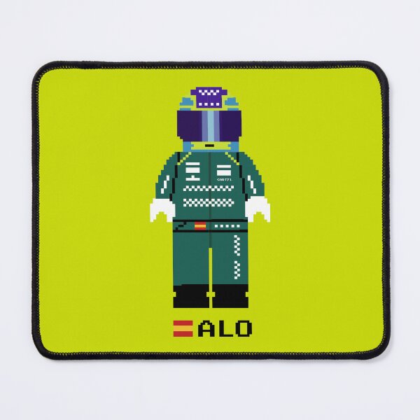 Aperçu de l'œuvre Fernando Alonso - Pixel Art - F1 2023 créée et vendue par CART-71.