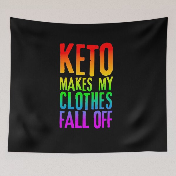 Item preview, Keto Makes My Clothes Fall Off - Keto Queen, Ketogenic AF, Keto Lifestyle designed and sold by Sun Sand & Sea Art.