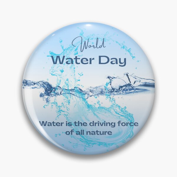 Item preview, World Water Day - Water is the driving force of all nature designed and sold by aywchen.