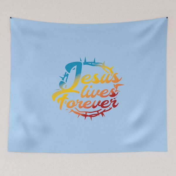 Item preview, Jesus lives Forever - A colorful Christian Design  designed and sold by berea.cl.