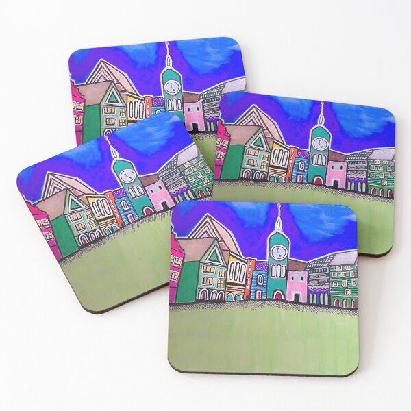 Item preview, Cartoon buildings designed and sold by Dimakesthings.