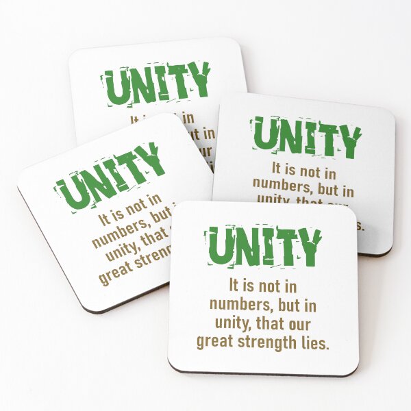 Item preview, It Is Not In Numbers But In Unity  designed and sold by CrankyOldDude.