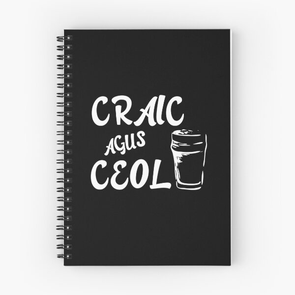 Item preview, Craic Agus Ceol Irish Language Gaeilge  designed and sold by Irishprints.