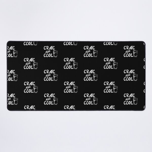 Item preview, Craic Agus Ceol Irish Language Gaeilge  designed and sold by Irishprints.