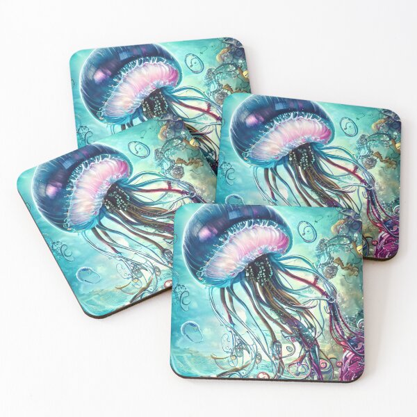 Item preview, Cool Blue Sea Jelly designed and sold by purplesensation.