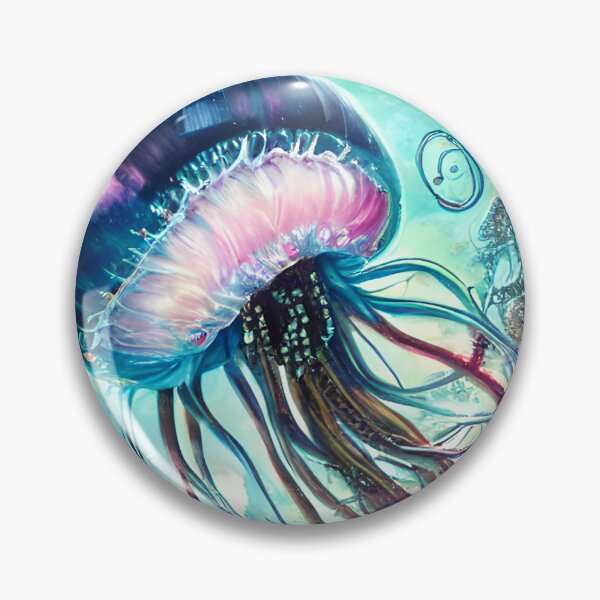 Item preview, Cool Blue Sea Jelly designed and sold by purplesensation.