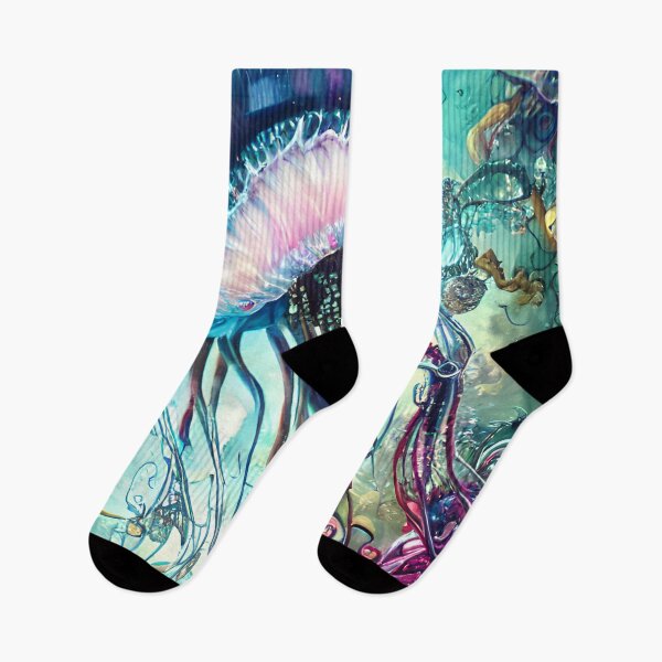 Item preview, Cool Blue Sea Jelly designed and sold by purplesensation.