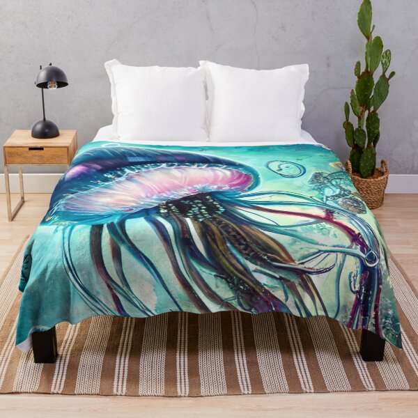 Item preview, Cool Blue Sea Jelly designed and sold by purplesensation.