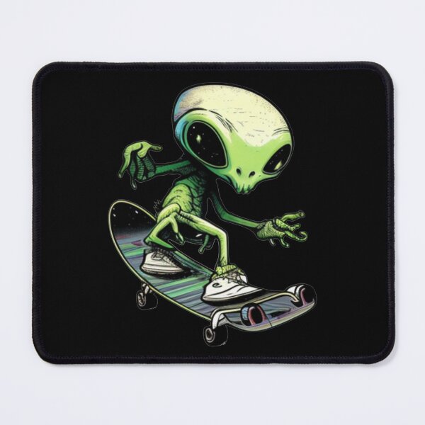 Item preview, Funny Alien Skateboarding designed and sold by BobilandStore.