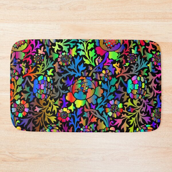 Item preview, Abstract colorful flowers designed and sold by zeljana0504.