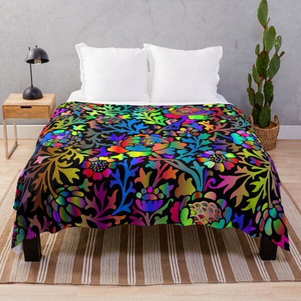 Item preview, Abstract colorful flowers designed and sold by zeljana0504.