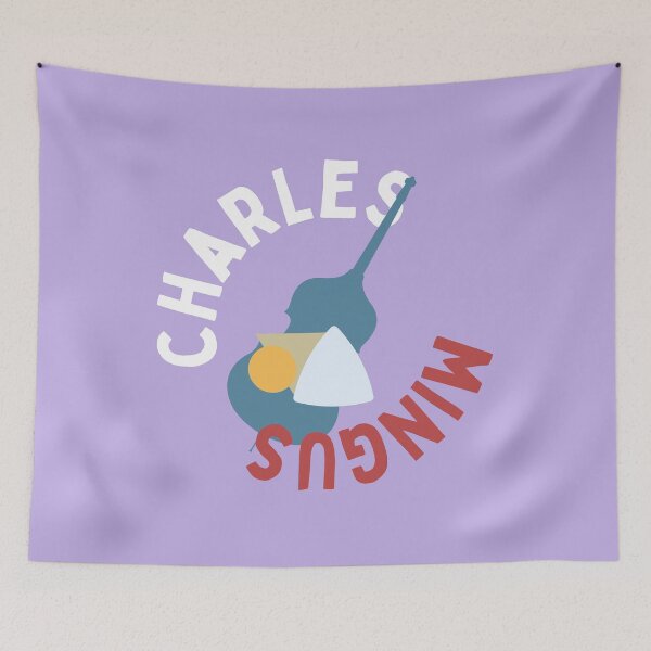 Item preview, Charles Mingus Bass Icon designed and sold by bebop-stop.