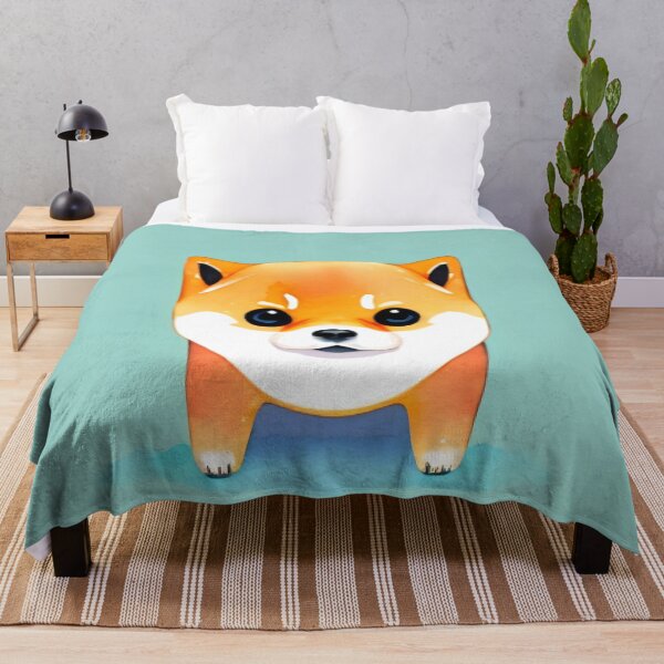 Item preview, Cute Shiba Inu Puppy Art 2 designed and sold by cutiepeaupies.