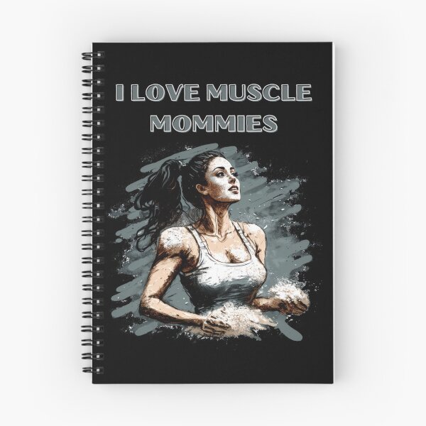 Item preview, I Love Muscle Mommies cute baker girl for her, for him designed and sold by VectorPower.