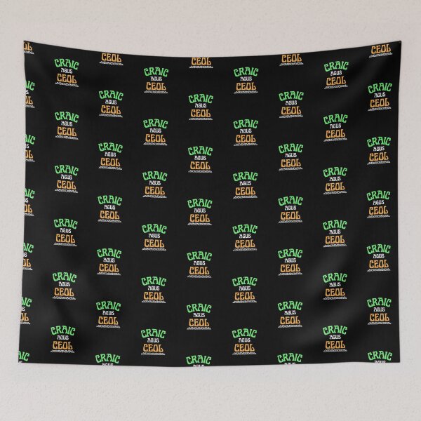 Item preview, Craic Agus Ceol Irish Language Gaeilge Celtic design designed and sold by Irishprints.