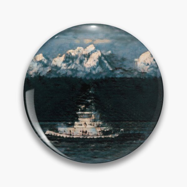 Item preview,  Foss Tugboat in the Puget Sound Skitch Blue MT designed and sold by Jason Mosley.