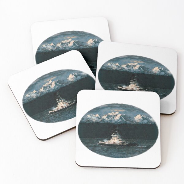 Item preview,  Foss Tugboat in the Puget Sound Skitch Blue MT designed and sold by Jason Mosley.