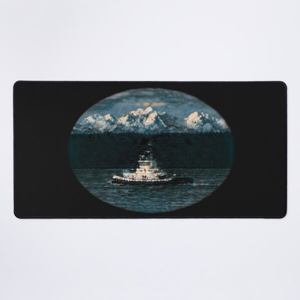 Item preview,  Foss Tugboat in the Puget Sound Skitch Blue MT designed and sold by Jason Mosley.