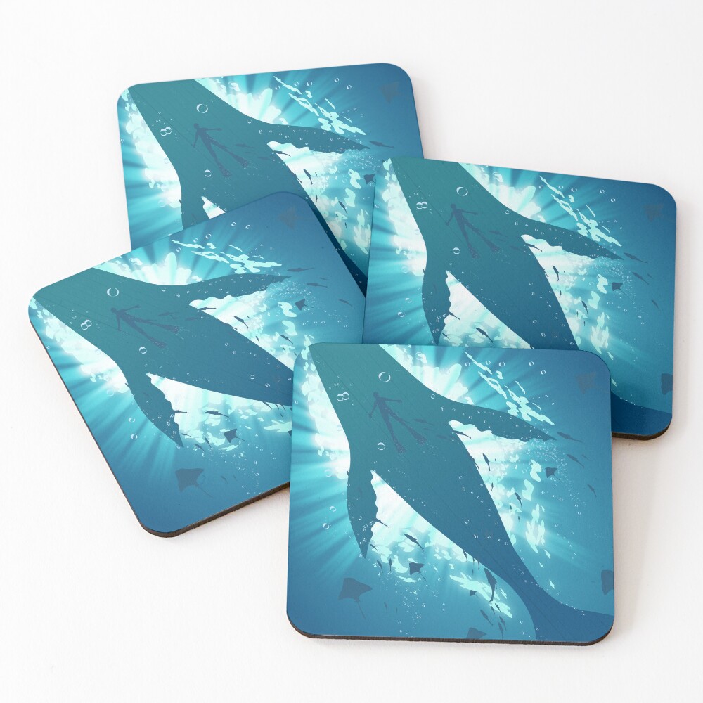 Aperçu de l'œuvre Dessous de verre (lot de 4) créée et vendue par MJSDesign.