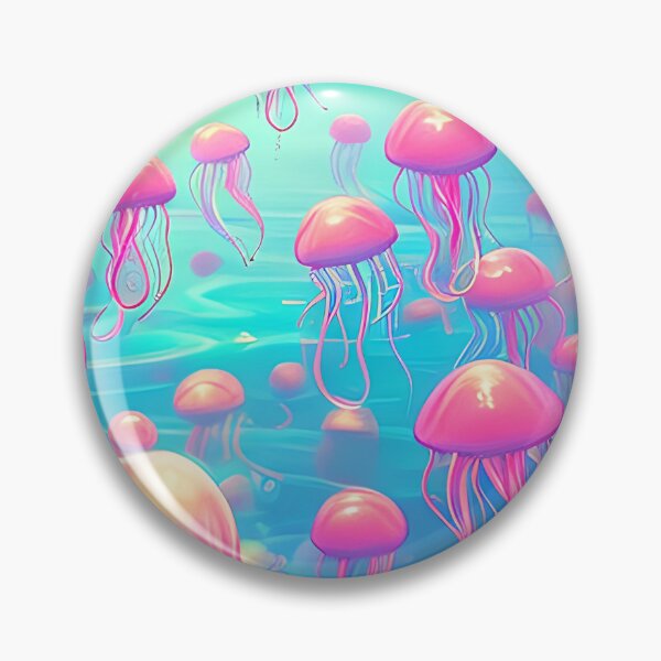 Item preview, Pink Moon Jellyfish designed and sold by purplesensation.