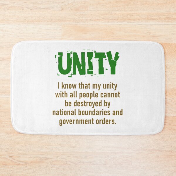 Item preview, I Know That My Unity With All People - Unity Quote designed and sold by CrankyOldDude.