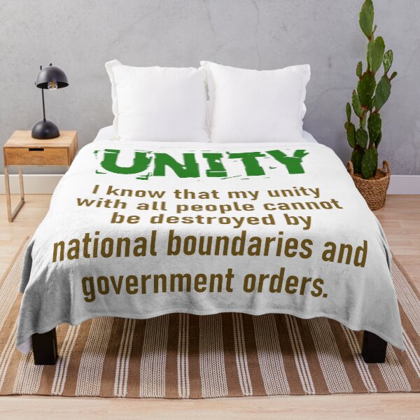 Item preview, I Know That My Unity With All People - Unity Quote designed and sold by CrankyOldDude.