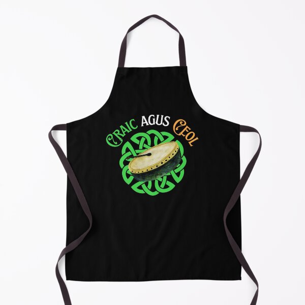Item preview, Craic Agus Ceol Irish Language Gaeilge Bodhrán designed and sold by Irishprints.
