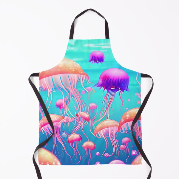 Item preview, Pink Jellyfish Blue Ocean designed and sold by purplesensation.