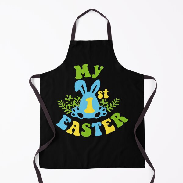 Item preview, My first Easter day| my 1st Easter Day| Easter Egg with ears in groove retro style designed and sold by Createya.