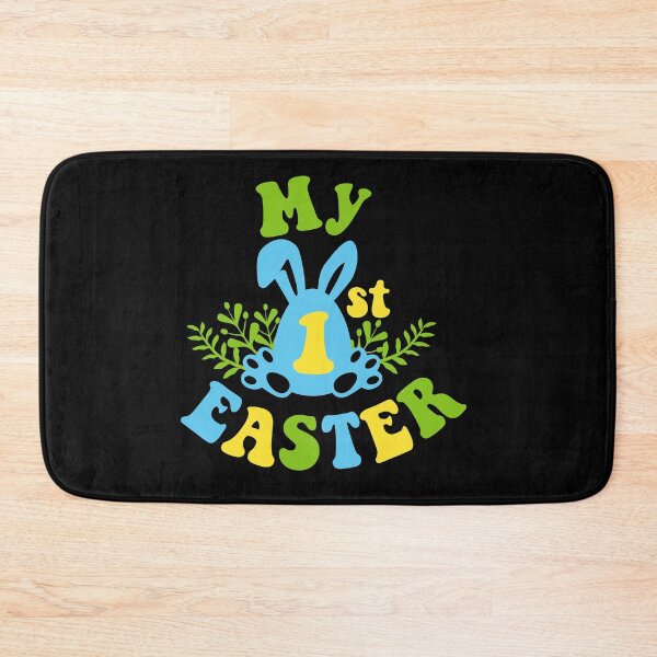 Item preview, My first Easter day| my 1st Easter Day| Easter Egg with ears in groove retro style designed and sold by Createya.