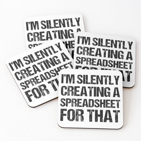 Item preview, I'm Silently Creating A Spreadsheet For That, Funny Accountant designed and sold by TheBestArt2022.