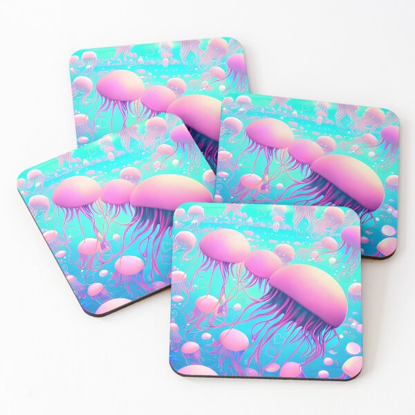 Item preview, Moon Jellyfish Pink designed and sold by purplesensation.