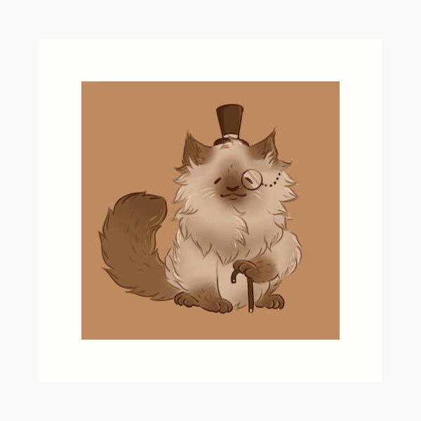 Item preview, Dapper kitty designed and sold by PigeonWithPaint.
