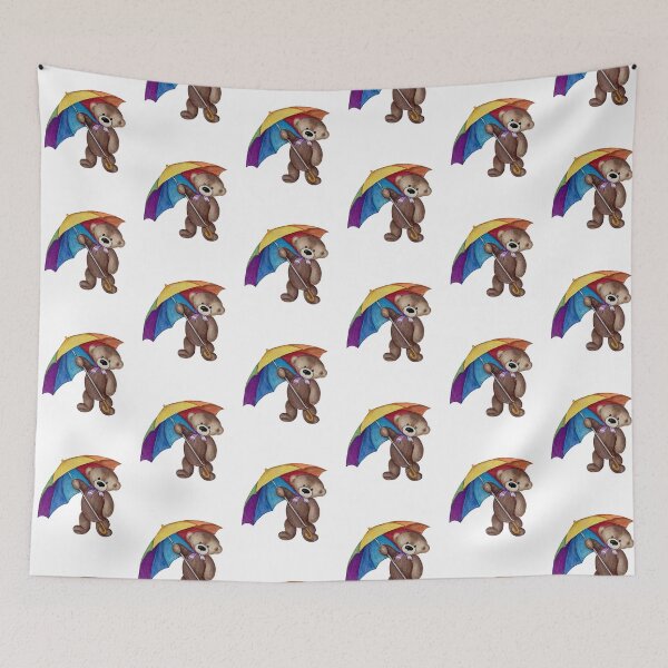 Artikelvorschau, Terry Berry der Regenbogenbär entworfen und verkauft von BakaDoodles.