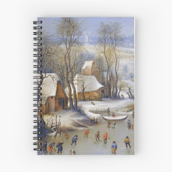 Item preview, Pieter Bruegel The Elder - Paisaje invernal con trampa para pájaros designed and sold by TwistedCity.
