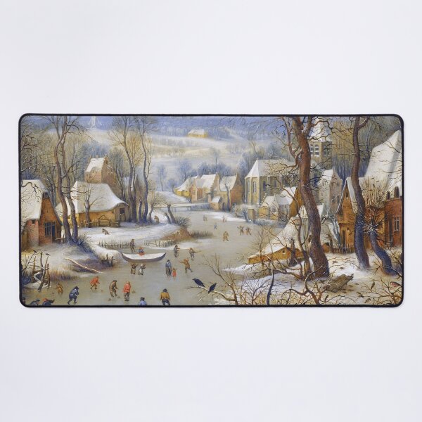 Item preview, Pieter Bruegel The Elder - Winter Landscape with Bird Trap designed and sold by TwistedCity.